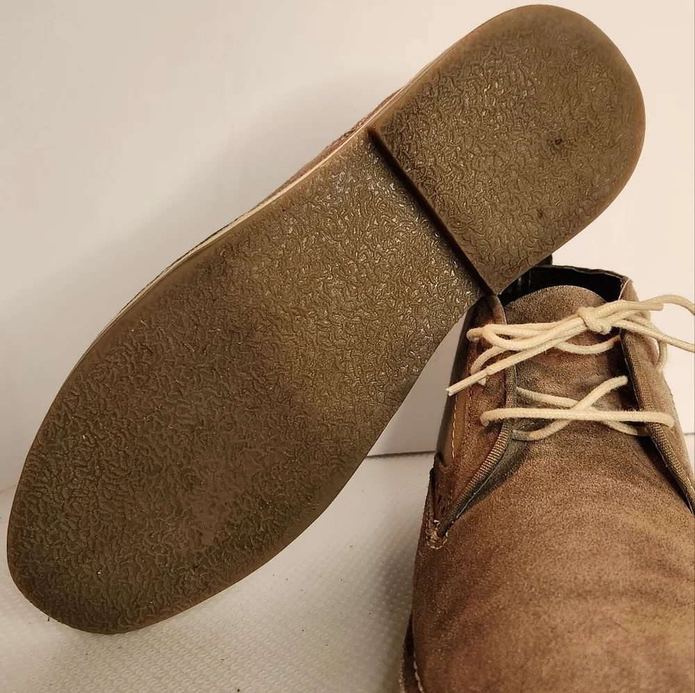 Steve Madden Hanson Desert Boot 9.5 nubuck suede &‎ canvas low boots